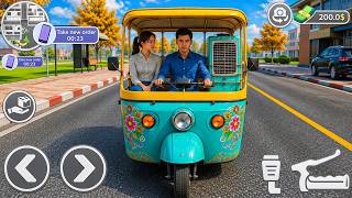 Tuk Tuk Rickshaw Driving: Heavy Traffic Auto Rickshaw Game Driving Challenge - Android Gameplay screenshot 2