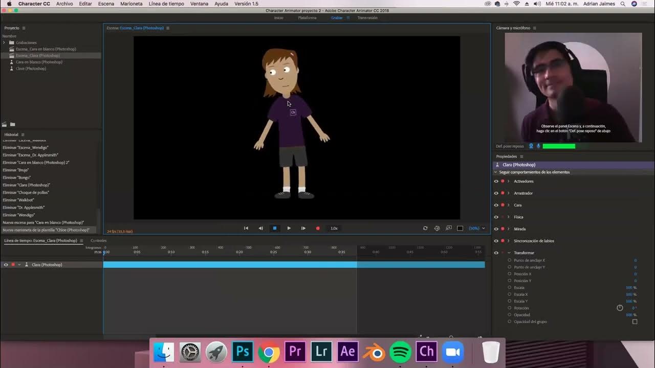 20 Character Animator Interfaz YouTube