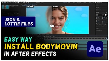 How To Install Bodymovin in After Effects for the JSON and Lottie Files.
