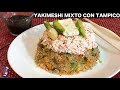 Yakimeshi mixto con tampico