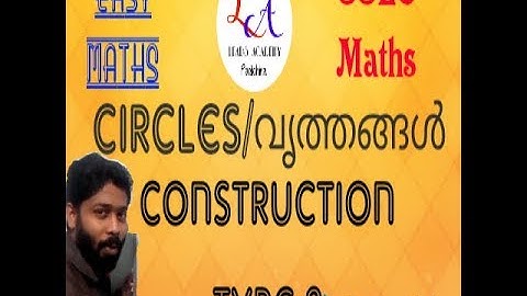 sslc maths chapter 2 circles construction| English| Malayalam|2018/19