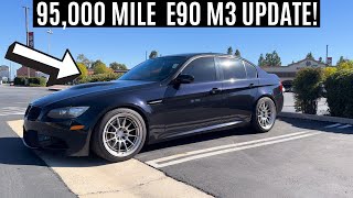 95,000 MILE UPDATE: IS THE E9X M3 RELIABLE?! | 2011 BMW M3 (E90) Sedan Build @abc.garage