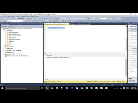 SQL Server How to Create | Rename | Delete Database 2008,2012,2014, 2016