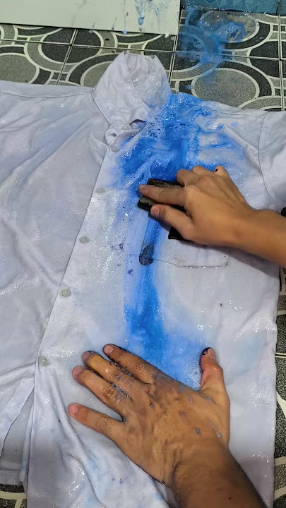 membersihkan noda tinta dengan mudah sabun cap telepon #pembersihnoda #pembersihnodapakaian