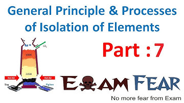 Chemistry Isolation of Elements part 7 (Thermodynamics Principle of Metallurgy) CBSE class 12 XII