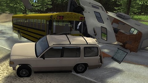 School Bus Crashes 4 | BeamNG.drive