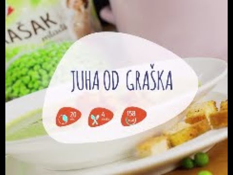 Video: Juha Od Graška Sa Suhim Gljivama