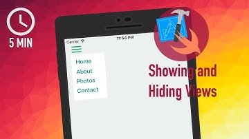 Xcode iOS Development with Swift Tutorial - Show and Hide Views