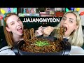 JJAJANGMYEON (Black Bean Noodles) Recipe + Mukbang
