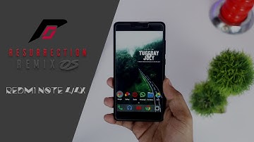 Resurrection Remix Rom For Redmi Note 4/4x (Rom with Tons Of Customization)