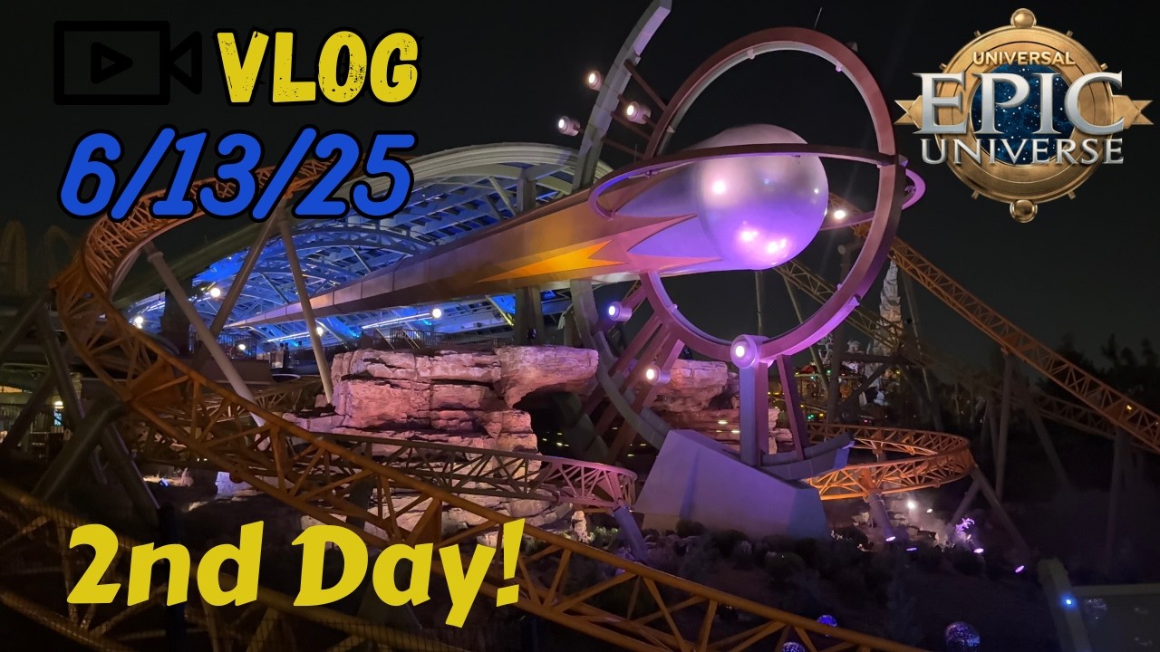 I Rode EVERYTHING at Epic Universe! | Vlog 6.13.25 - YouTube