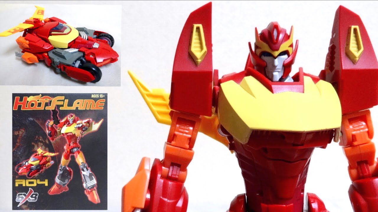 SXS-R04 Hot Flame not IDW Hot Rod wotafa's review - YouTube