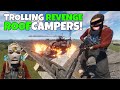 RUST | Smashing Helicopters Into RooferCamper Towers So They Can't RoofCamp!