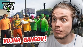 GTA 5 Online ale máme Vojnu Gangov s Divákmi! w/ Evžen