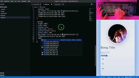ASMR Programming - Coding Music Player - HTML CSS Only - No Talking
