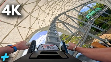 TRON Amazing Roller Coaster Front & Back Row POV - Magic Kingdom 2023 [4K]