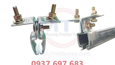 CÁCH LẮP KẸP TREO RAY VÀO THANH RAY C CẦU TRỤC