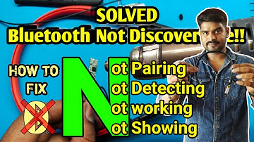 How to fix Wireless bluetooth neckband not connecting || Solved Discoverable pairing problem