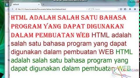 HTML Dasar dengan NOTEPAD