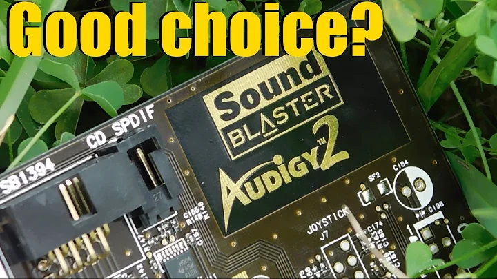 Sound Blaster Audigy 2 | Is it still a good sound card in 2017?