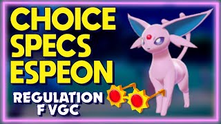 Choice Specs Espeon USES THE FORCE! || Pokemon Scarlet/Violet Reg F Battles Indigo Disk DLC