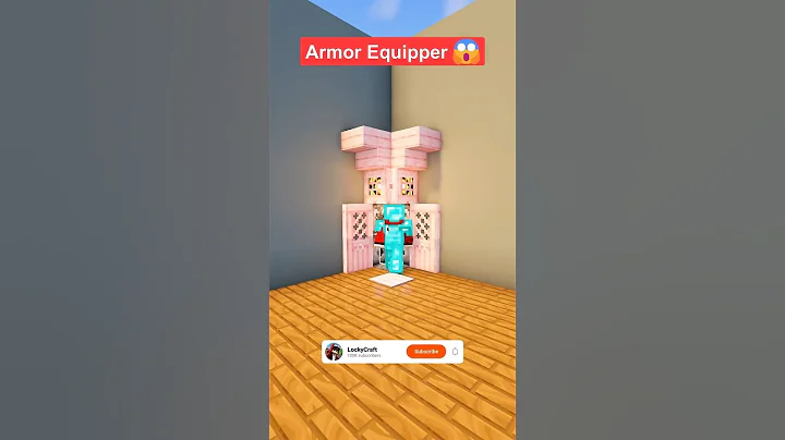 Minecraft Easy Armor Equipper😱 #shorts