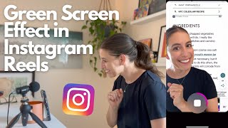 Use the Green Screen Effect in Instagram Reels 💚🤳 | Creator Hub Tutorials