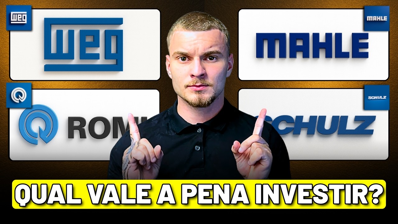 WEGE3 | LEVE3 | ROMI3 | SCHUL4 | QUAL AÇÃO INDUSTRIAL VALE A PENA INVESTIR?