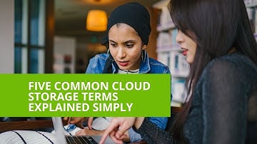 Five common cloud storage terms explained simply