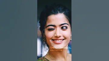 Kim Taehyung And Rashmika Mandanna Cute Expression WhatsApp Status