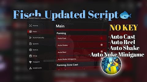 Fisch Updated Script🐟 | Hydrogen - Fluxus - Delta - Arceus x - Codex Executor