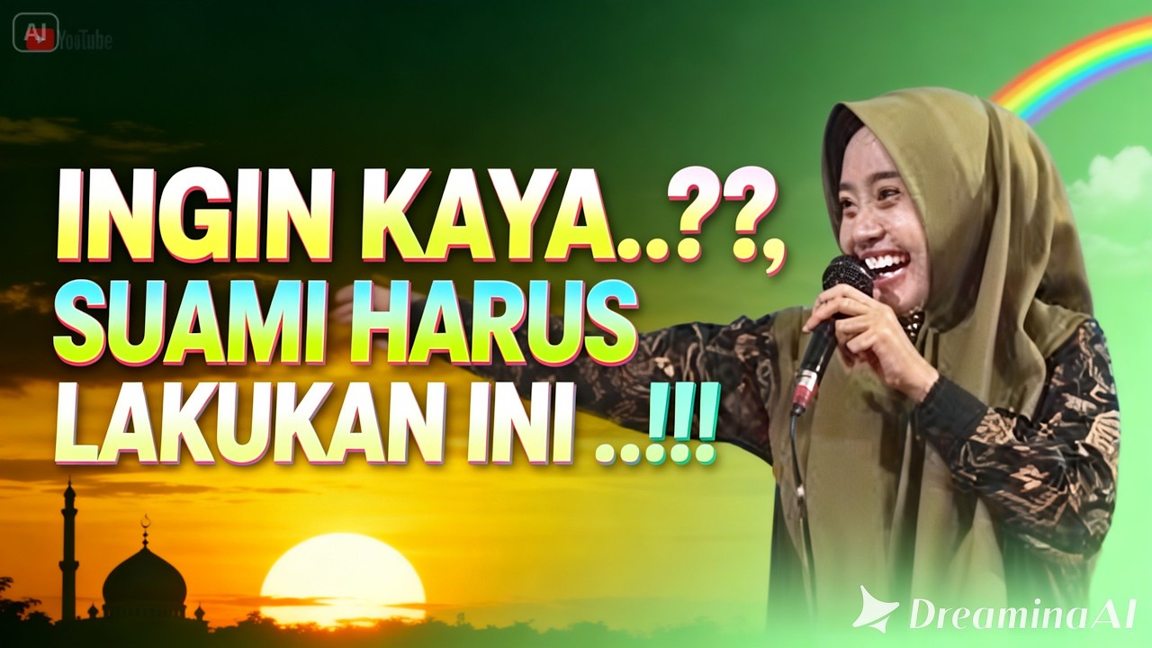 TERBARU :  Mumpuni Ceramah Kocak Ingin Kaya Suami Harus Melakukan Ini ..... !!