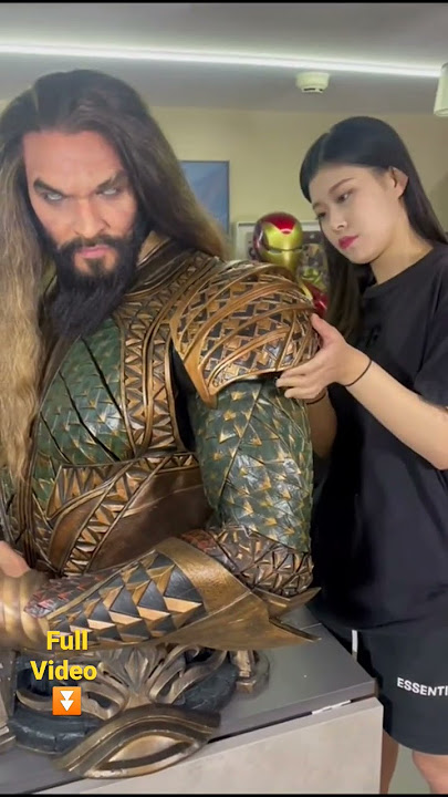 Aquaman Bust 1:1 Scale Infinity Studio #JasonMomoa #DC #InfinityStudio