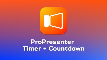 How to use Timer & Countdown in ProPresenter 7 ( Burmese )