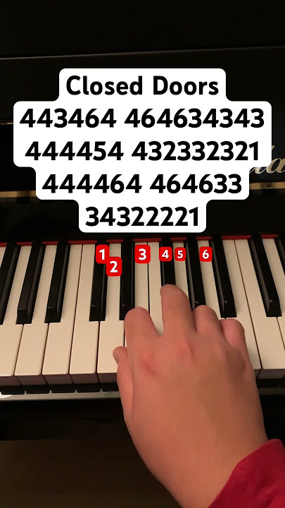 Closed Doors by Ismail // follow my instagram: jessnotes123 #piano #pianomusic #pianotutorial