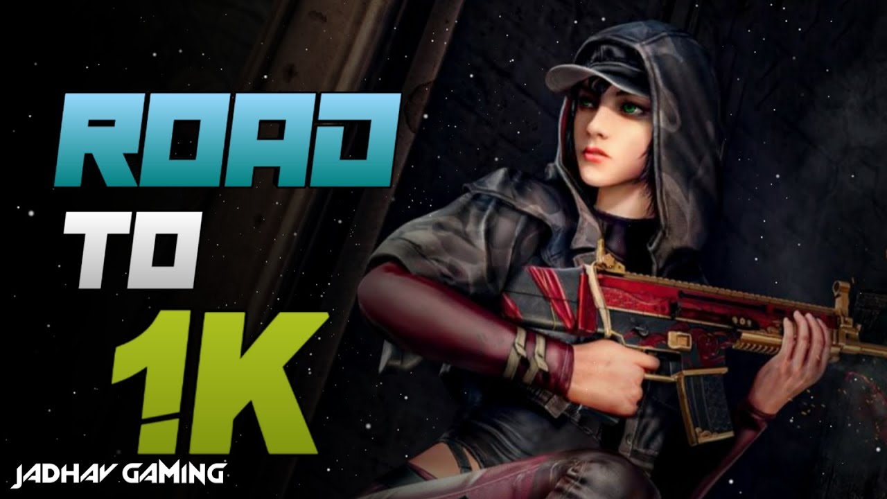 picture Free Fire Live Thumbnail Road To 1K 1k jadhav gaming pubg live stream