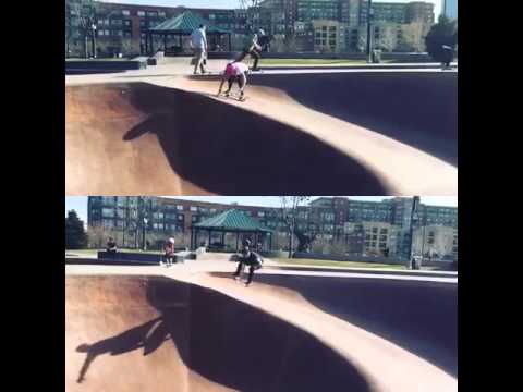 Lindsea and me being skate twins