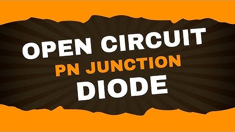 Open circuit PN junction diode | Analog Electronics-1| Lecture -1 | Brainbox