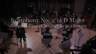 Symphony no. 2 in D Major by Joseph Bologne, Chevalier de Saint-Georges