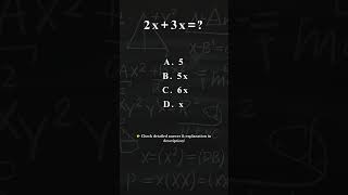 Most Students Forget This Algebra Trick 😳 #mathsquiz #mentalmath #mathshorts #algebrapuzzles