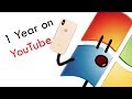 1 year on youtube