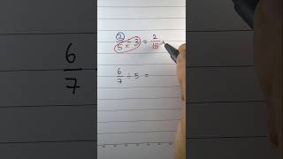 Quick way to divide fraction by whole number #fraction #mathhack #mathtips #gedmath #asvabmath #math