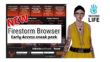Second Life 2025 - Firestorm Web Browser - Sneak Peek!