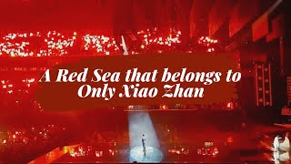 Xiao Zhan fans turned an award show into a Xiao Zhan concert with a beautiful Red Sea