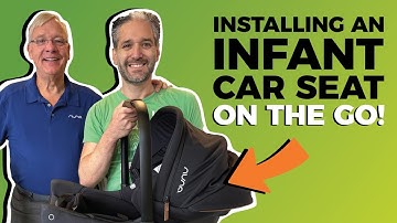 how to install an infant car seat without its base