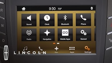SYNC 3® Settings Overview | How-To | Lincoln