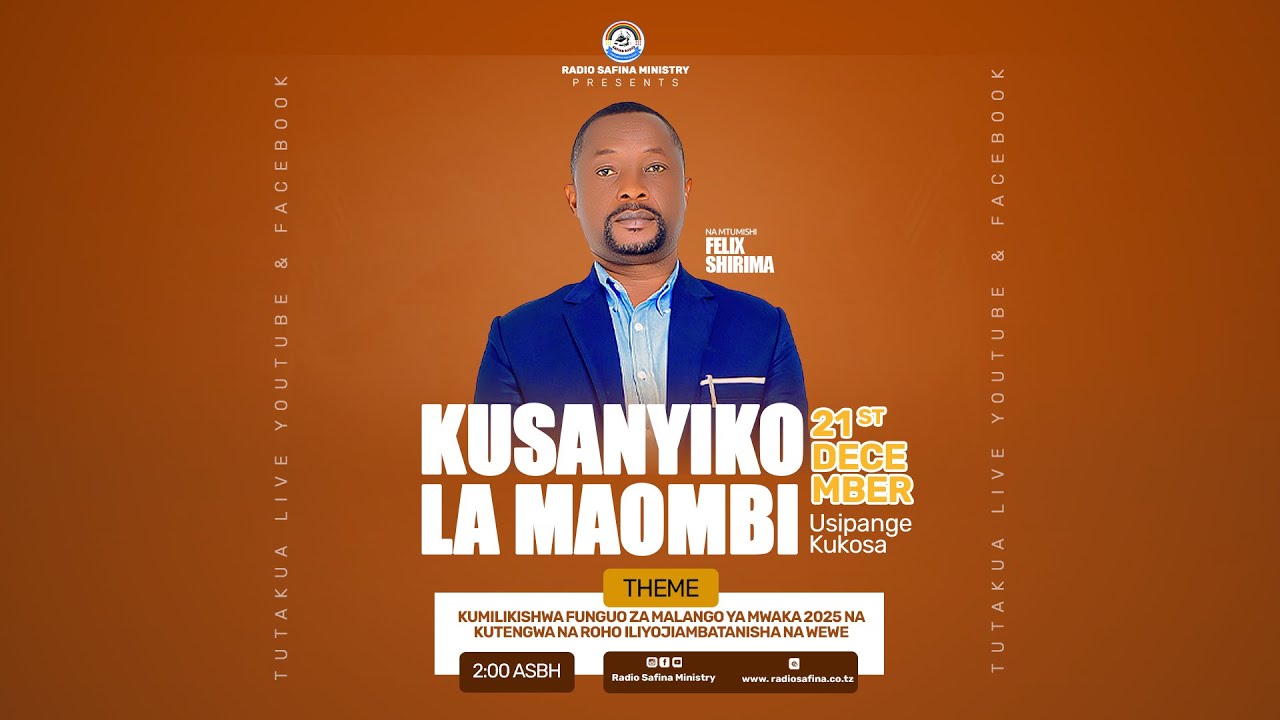 FELIX SHIRIMA (OTIENO) - KUTENGWA NA ROHO ILIYOJIAMBATANISHA NA WEWE. - TAR:21/12/2024