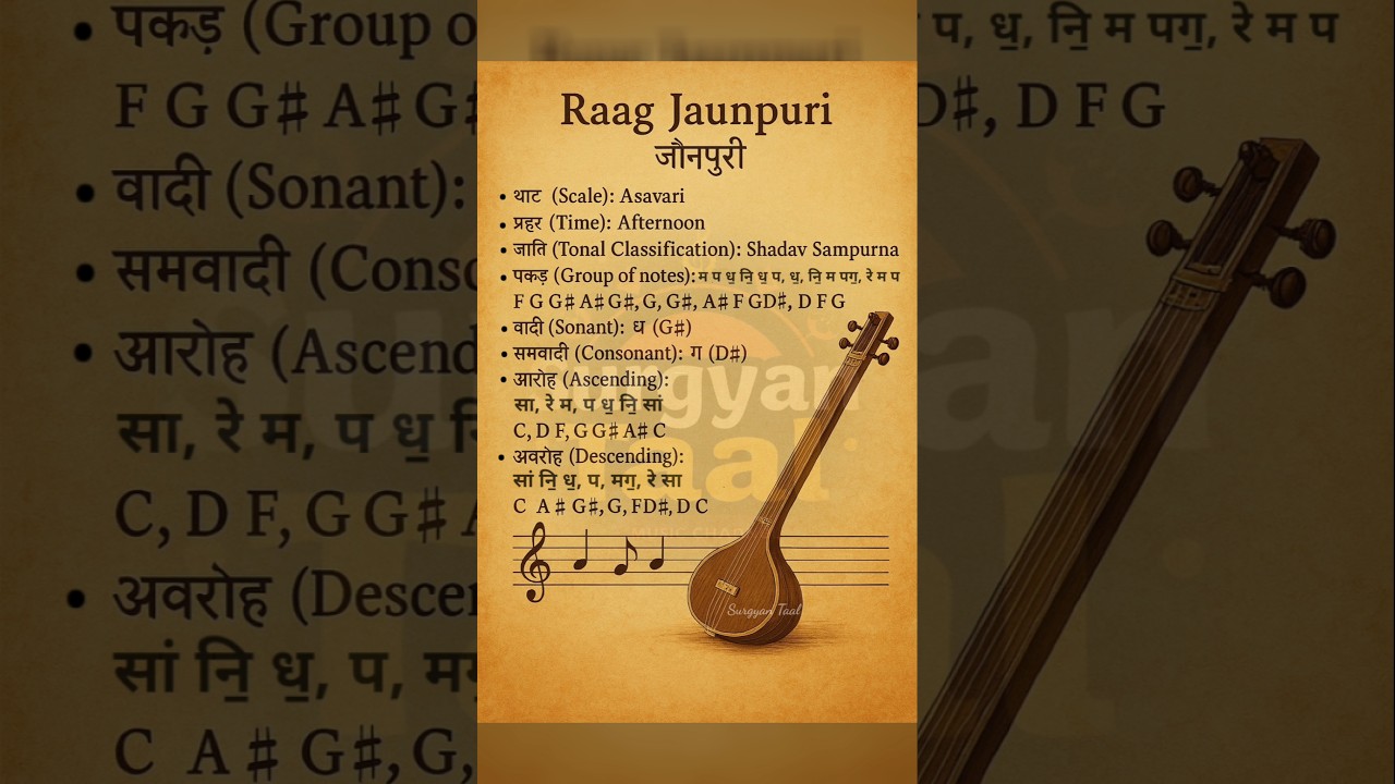 Raag Jaunpuri | राग जौनपुरी | 