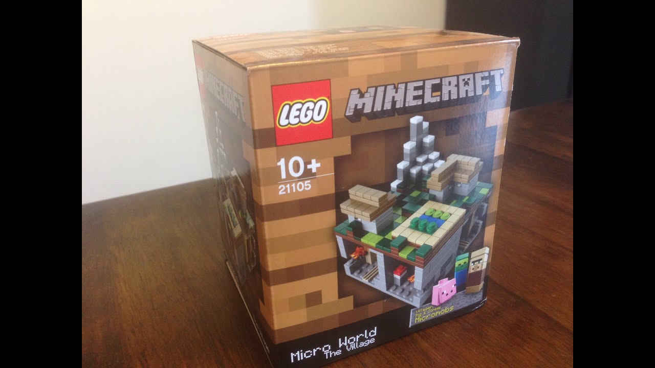 Lego Minecraft, Micro World, The Village, 21105, time lapse