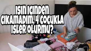 Bu Isin Icinden Cikamadim, 4 Cocukla Isler Olurmu? Vlog